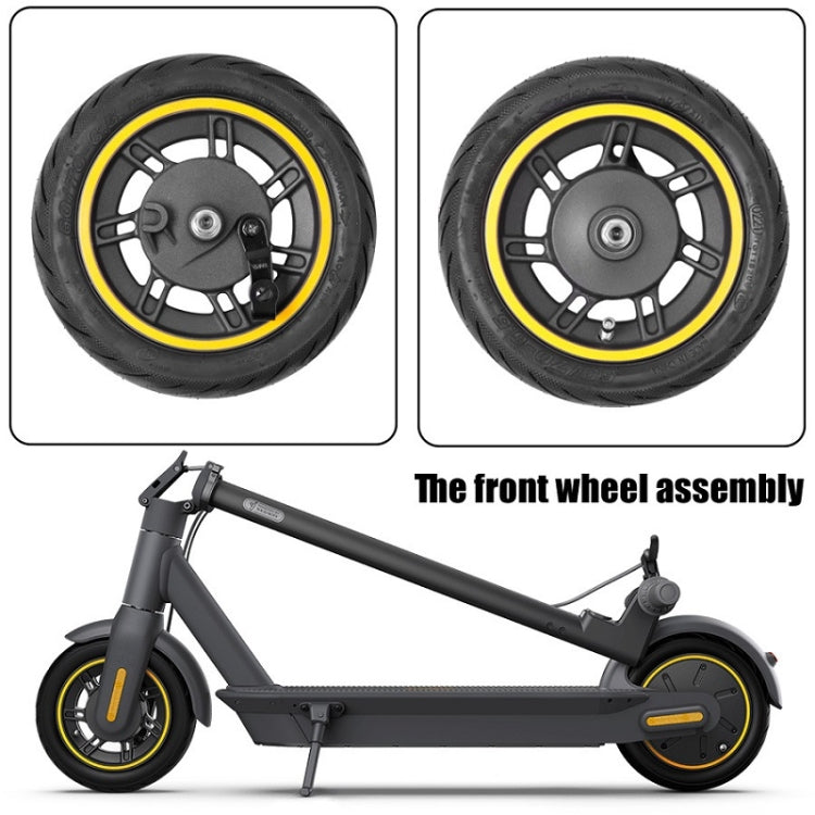 Rynx | 10 inch Electric Scooter Front Wheel Tubeless For Ninebot MAX G30(Yellow)