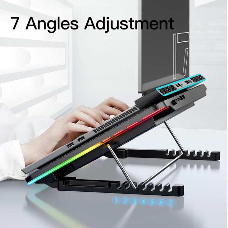 Rynx | CoolCold F5 Laptop Radiator Holder Office Desk Adjustable Laptop Cooler, Style: Fantasy Edition