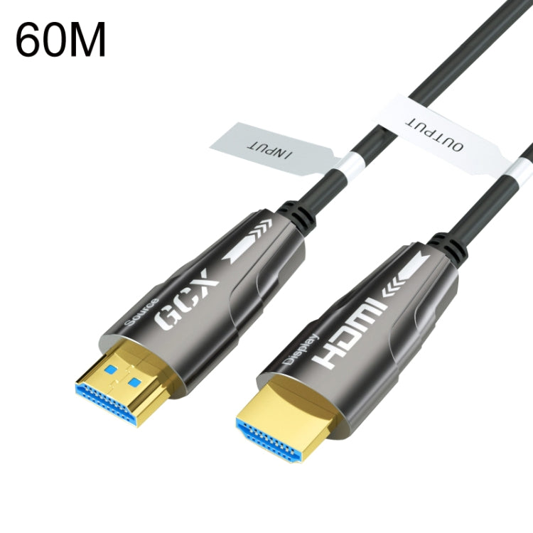 Rynx | HDMI 2.0 Plug to HDMI 2.0 Plug 4K HD Active Optical Cable, Cable Length: 60m