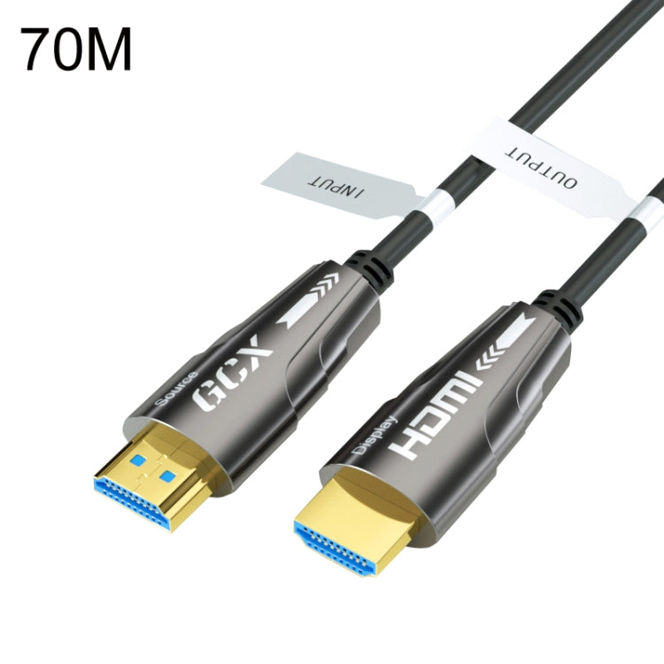Rynx | HDMI 2.0 male to HDMI 2.0 male 4K HD active optical cable, Cable length: 70m