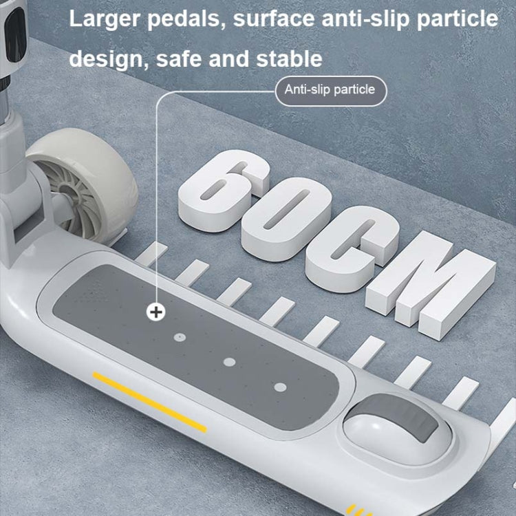 Rynx | MIJIAQI 01 3 In 1 Multifunctional Foldable Children Scooter with Music and Lights, Spec: Gray Seat