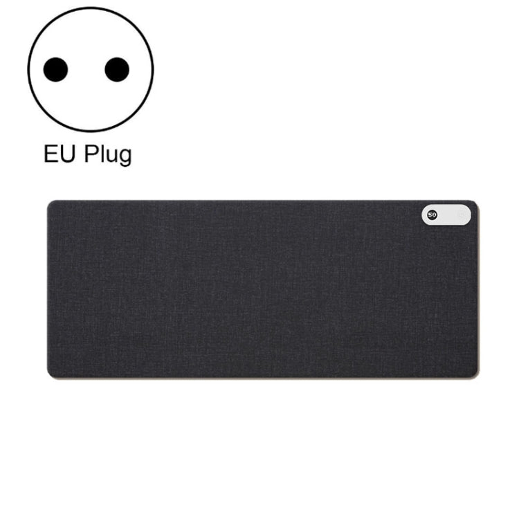 Rynx | 150W 80x33cm Heated Mouse Pad Digital Display Adjustable Hand Warmer Desk Pad 220V EU Plug Black