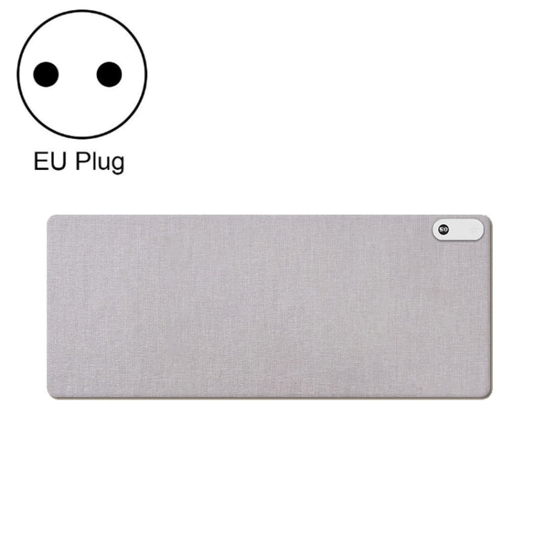Rynx | 150W 80x33cm Heated Mouse Pad Digital Display Adjustable Hand Warmer Desk Pad 220V EU Plug Gray