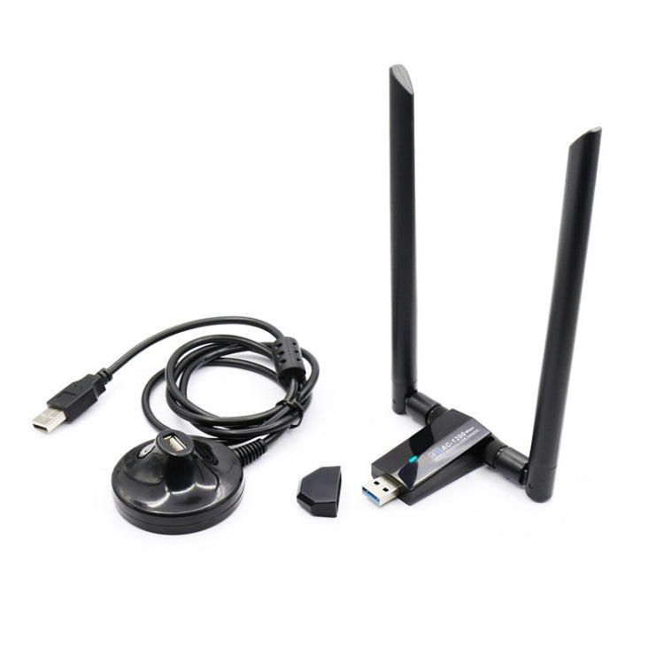Rynx | 1200m Wireless Network Card 802.11AC USB3.0 Dual Frequency 2.4G/5.8G WiFi Receiver