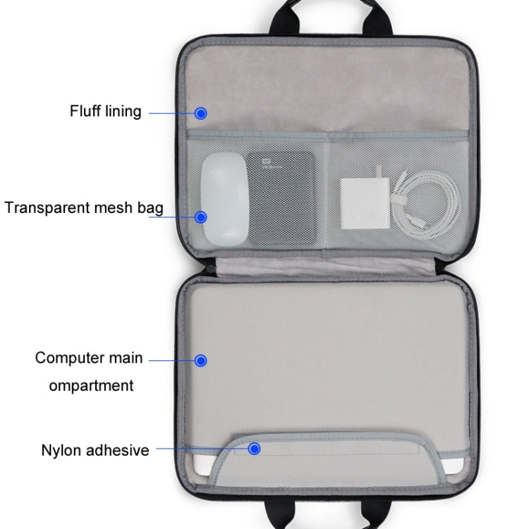 Rynx | Baona BN-I003 Oxford Fabric Fully Open Portable Waterproof Laptop Bag, Size: 14/15/15.6 Inch (Gray + Power Bag)