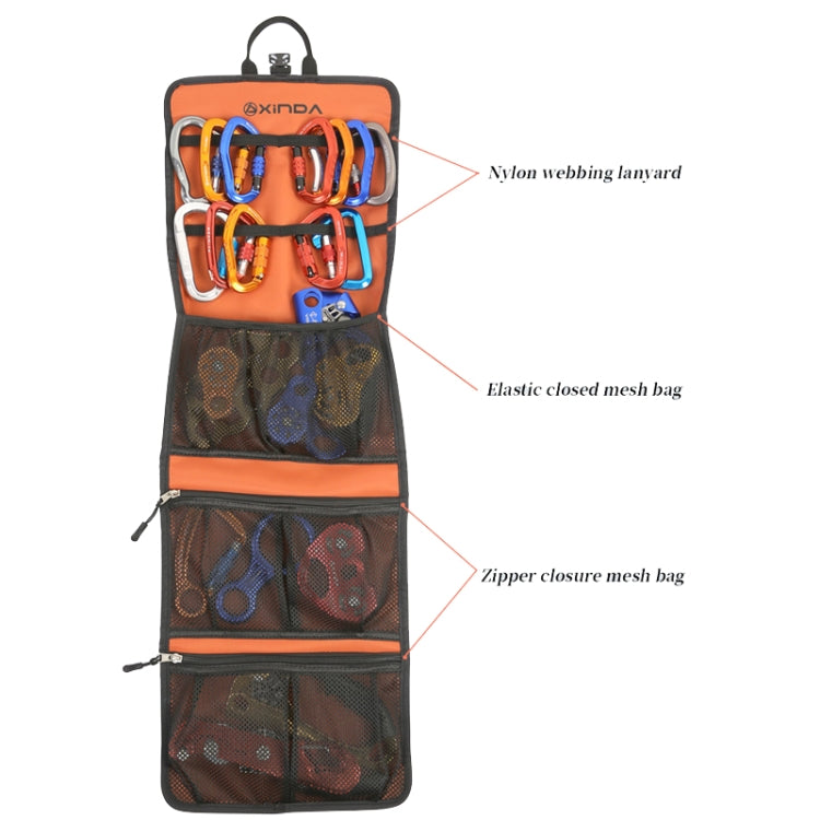 Rynx | XINDA 320T Nylon Bag Waterproof Wear-resistant Quickdraws Climbing Tool Equipment Storage Bag