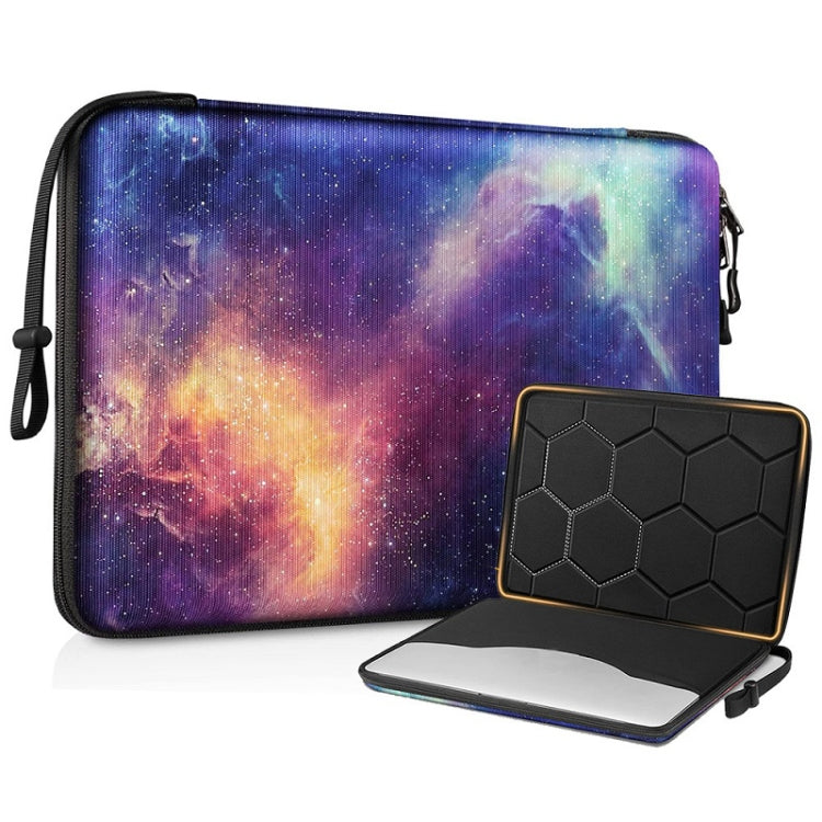 Rynx | Hard-shell computer bag Anti-fall Anti-pressure sleeve bag, Size: 13-13.3 inches (Starry Sky)
