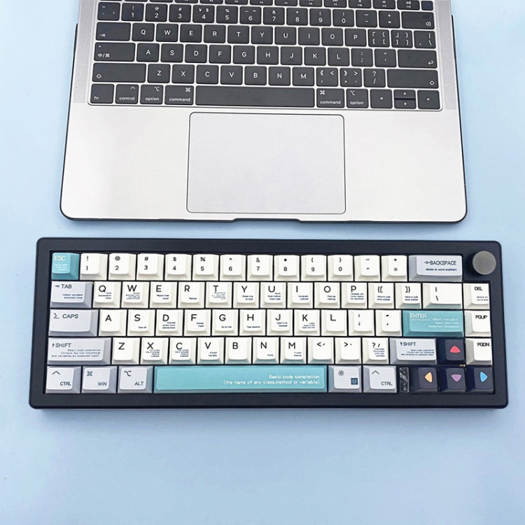 Rynx | 67 Keys Three-Mode Customized DIY With Knob Mechanical Keyboard Kit Supports Hot Plug RGB Backlight, Color: White
