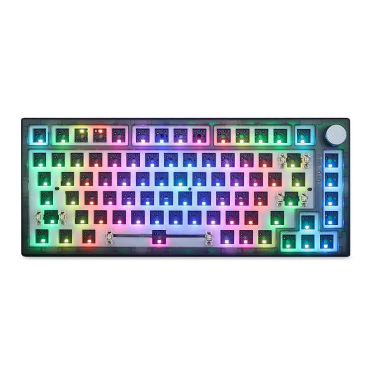 Rynx | 82 Keys Bluetooth Wireless 3-Mode RGB Hot-plug Custom Mechanical Keyboard Kit (Black Transparent)