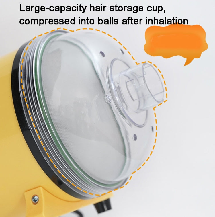2100W Dog Dryer Stepless Speed Pet Hair Dryer With Vacuum 220V AU Plug (Pure Yellow)
