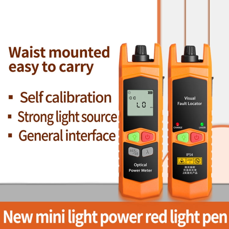 Rynx | 2-in-1 10-30mW fiber optic red light pen + optical power meter (-70+6dBm) set