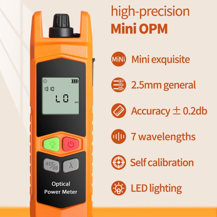 Rynx | 2-in-1 10-30mW fiber optic red light pen + optical power meter (-70+6dBm) set