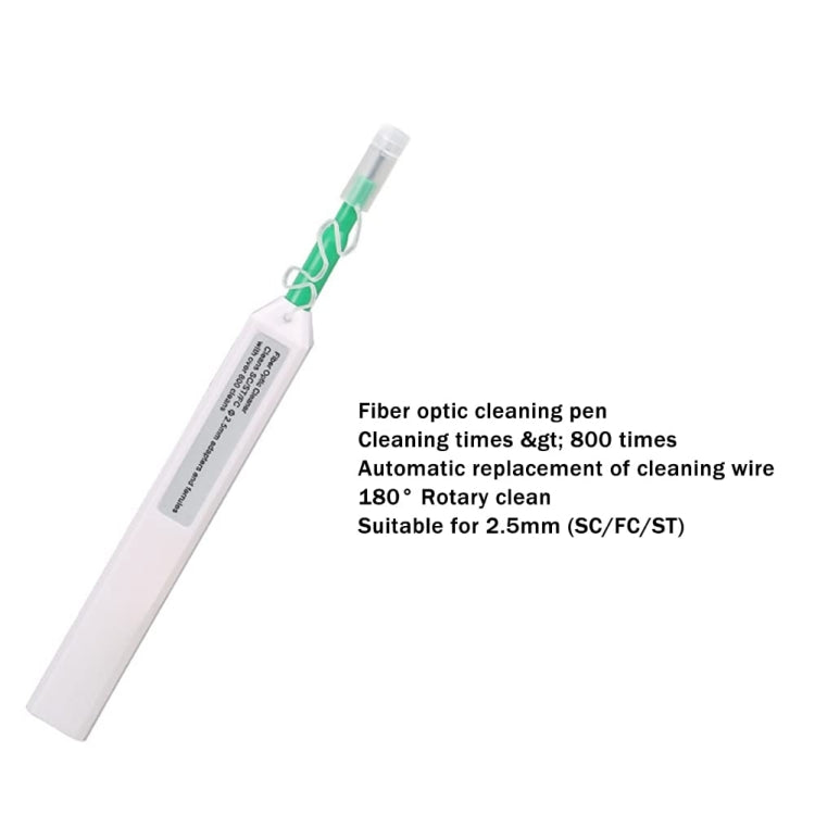Rynx | 10 In 1 optical fiber cleaning tool kit 1.25/2.5 mm fiber cleaning pen