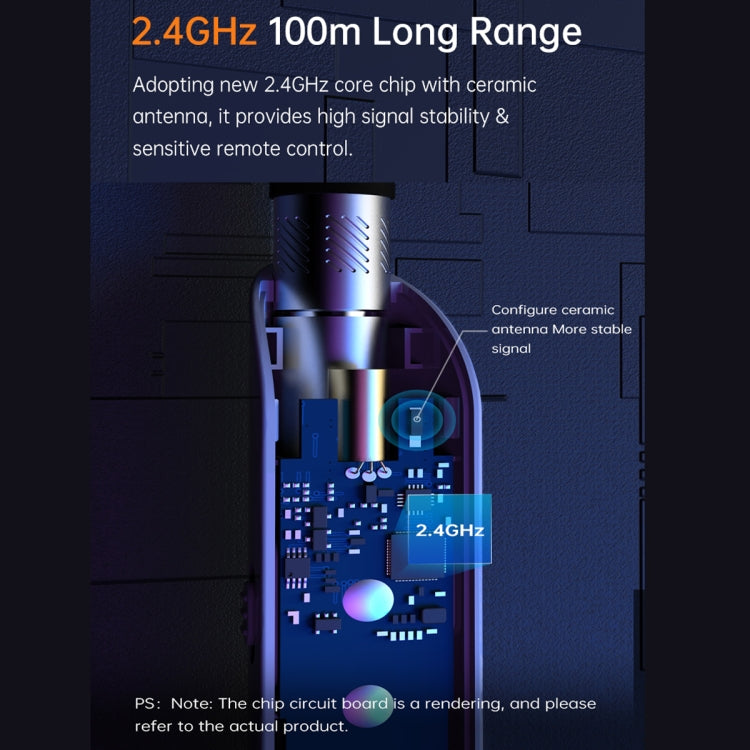 Rynx | ASING A31 Multifunctional presentation remote control with telescopic teaching rod, designed for touchscreen