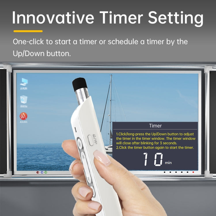 Rynx | ASING A31 Multifunctional presentation remote control with telescopic teaching rod, designed for touchscreen