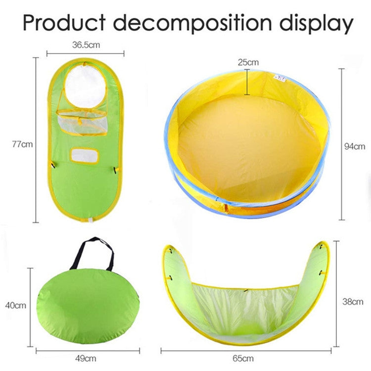 Rynx | Childrens Tent Game House Automatic Speed Open Beach Pool Tent