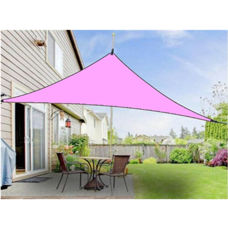 Rynx | Outdoor Sunshade Triangle Sky Screen Simple Sun Protection Canopy, Size:6X6X6M(Random Color)
