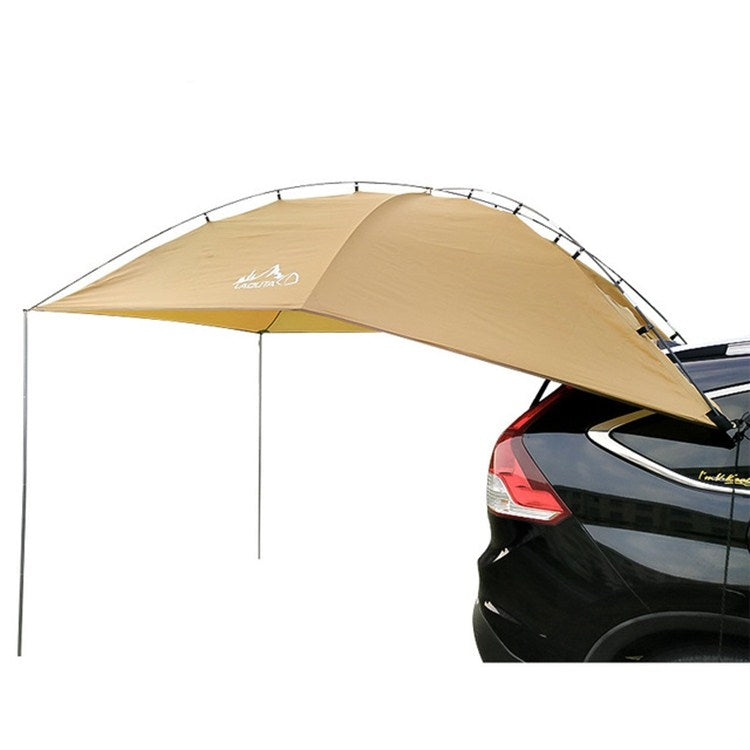 Rynx | Laputa Outdoor Self-driving Barbecue Camping Vehicle Tail Car Side Tent, Color:Silver Coated