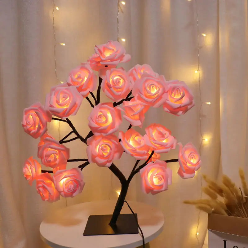 Rynx | RadiantRose - Illuminated Roses Table Lamp