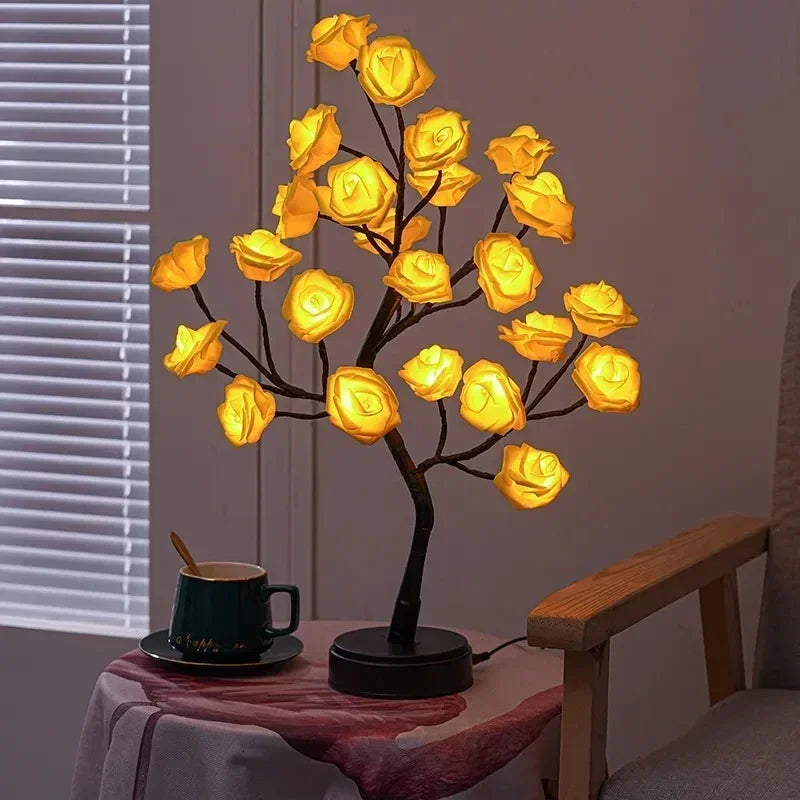 Rynx | RadiantRose - Illuminated Roses Table Lamp