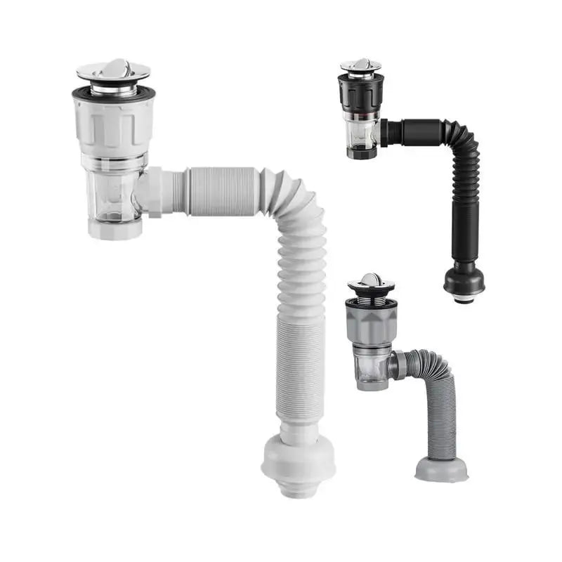 Rynx | Telescoping Multi-Purpose Drain Hose Set – Odor Prevention & Easy Installation
