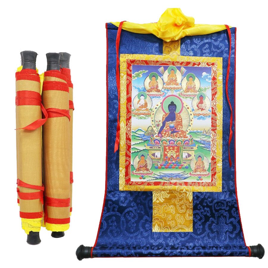 Rynx | Tibetan Thangkas Tibetan Hand-painted Buddhism Accessories Religious Scroll Painting Decoration Home