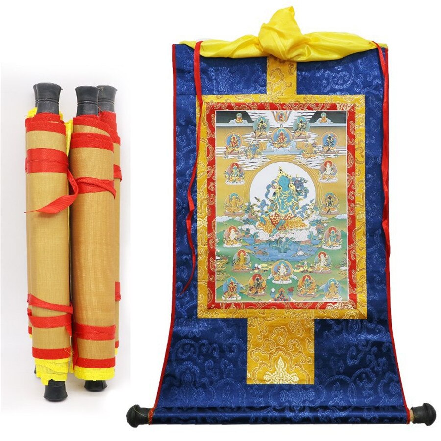 Rynx | Tibetan Thangkas Tibetan Hand-painted Buddhism Accessories Religious Scroll Painting Decoration Home