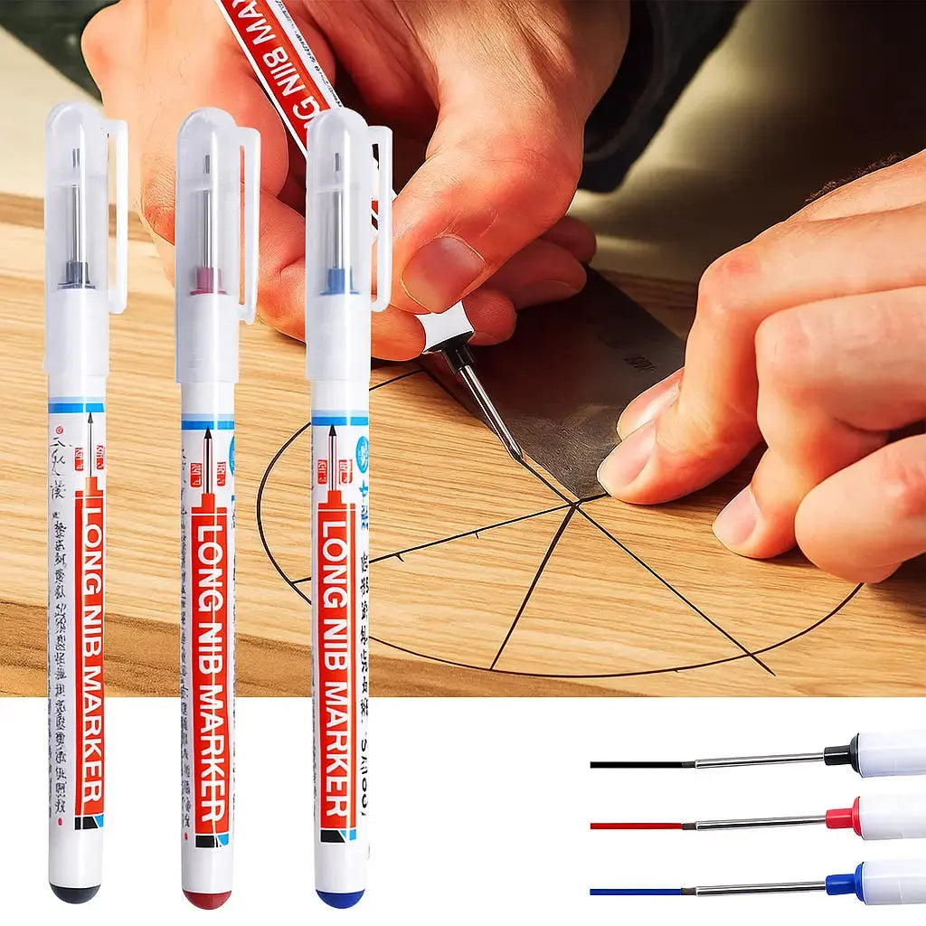 Rynx | Deep hole marker with long tip – Smudge-proof & waterproof (set of 3)