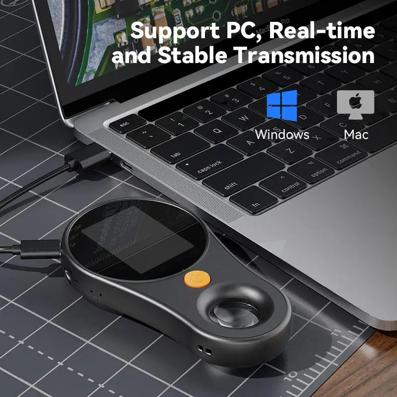Rynx | Portable Digital Handheld Magnifier with 500x Magnification & 2" LCD