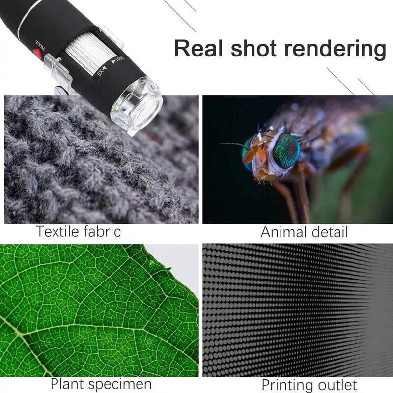 Rynx | Portable digital camera microscope with 1600x zoom