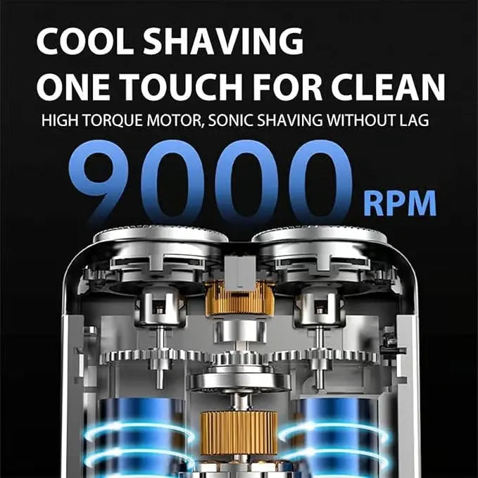 Rynx | Portable electric shaver with double blade for smooth skin