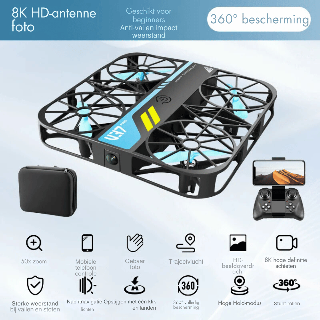 Rynx | V37 Mini Drone - 8k Camera - Hd Recording