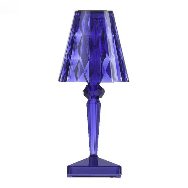 Rynx | RadiantGem - LED Crystal Table Lamp Blue