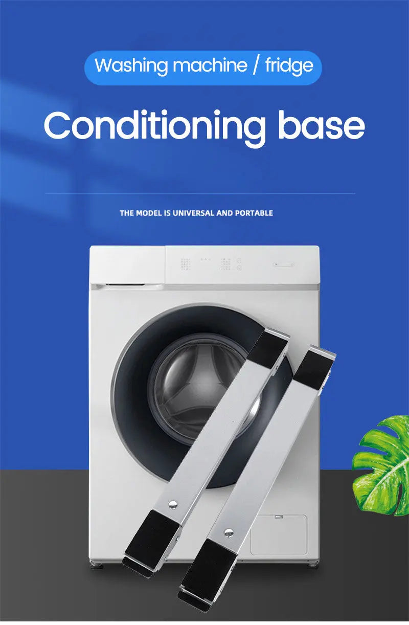 Rynx | Adjustable Washing Machine Stand with Wheels
