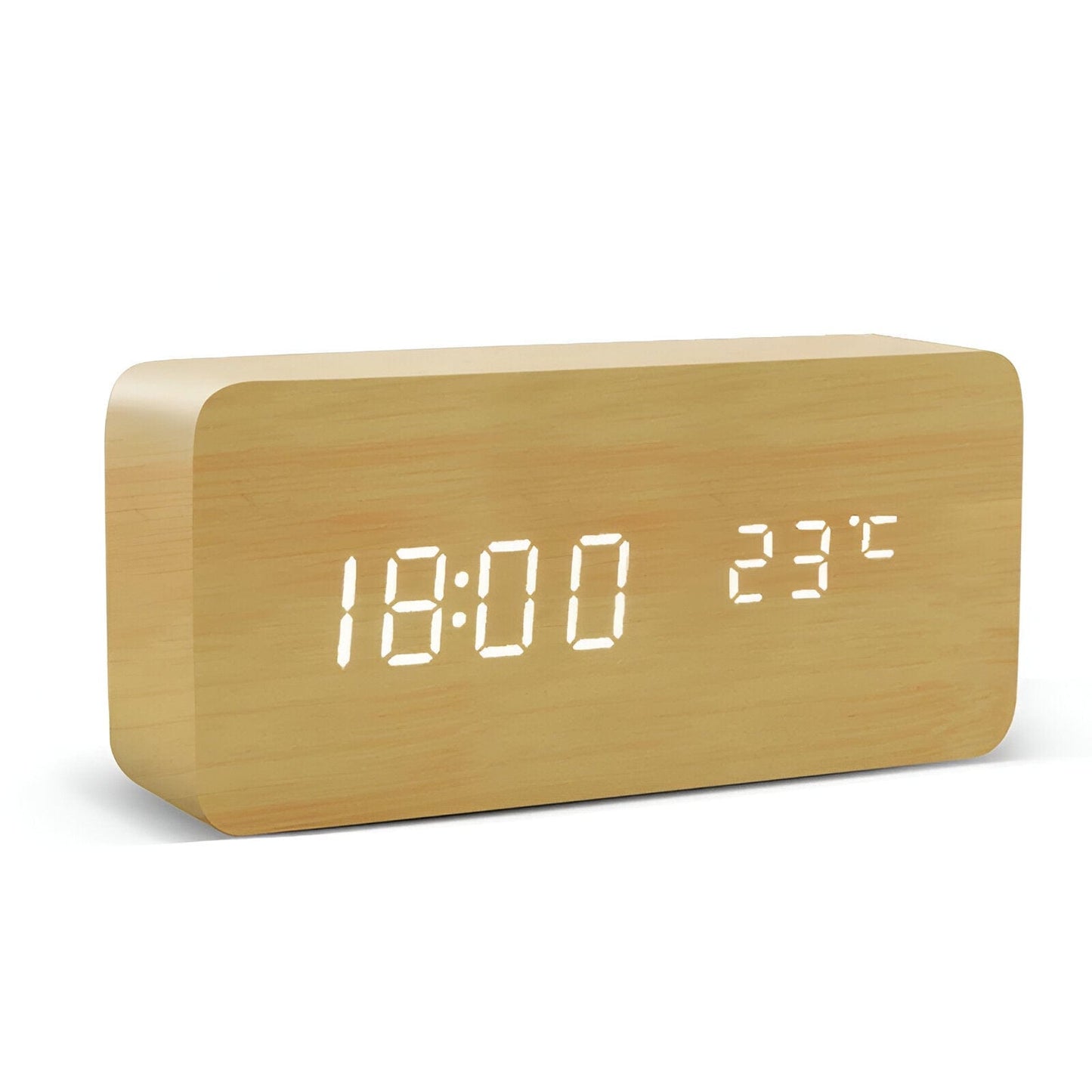 RYNX | Led Wooden Digital Clock
