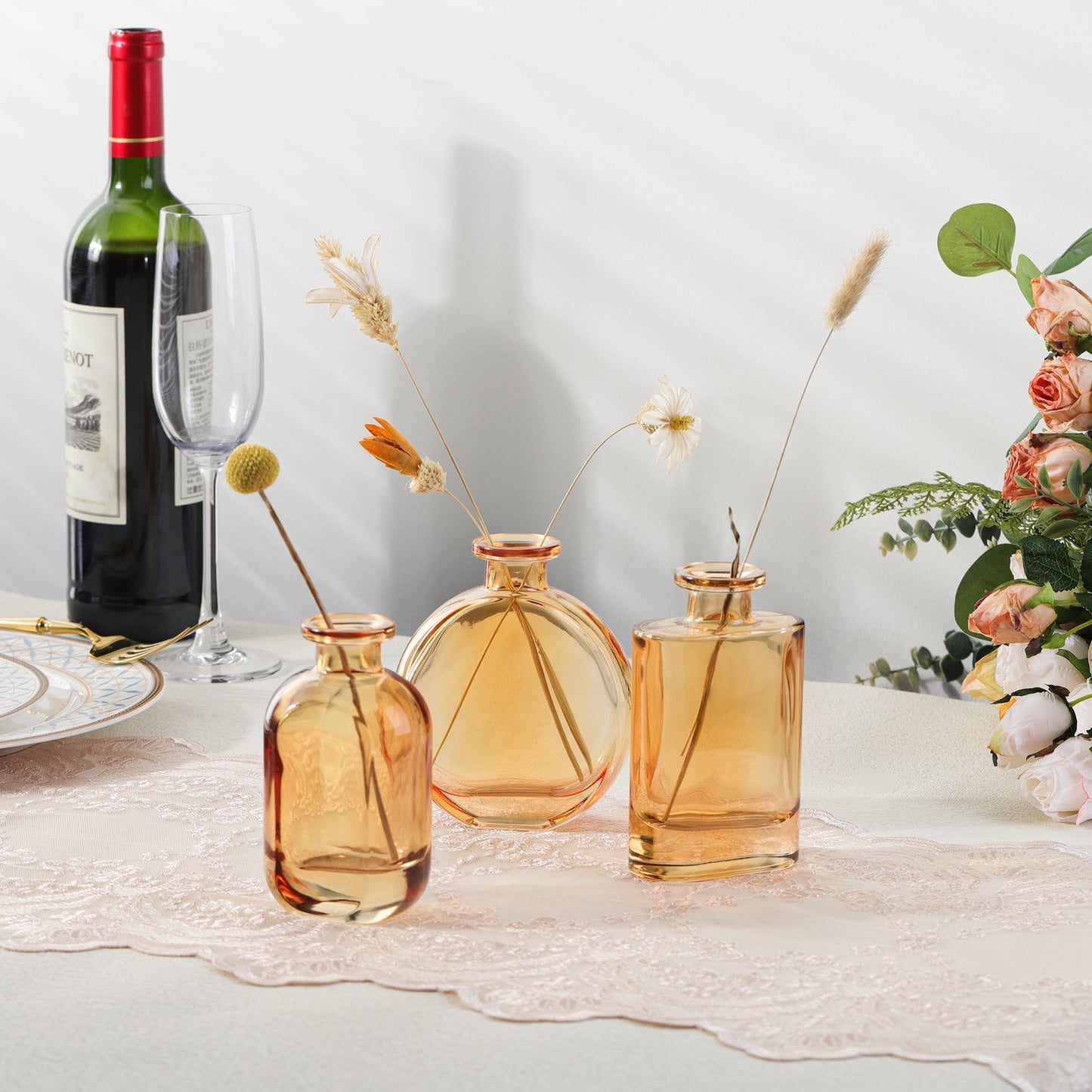 Rynx | Rustic glass bud vase