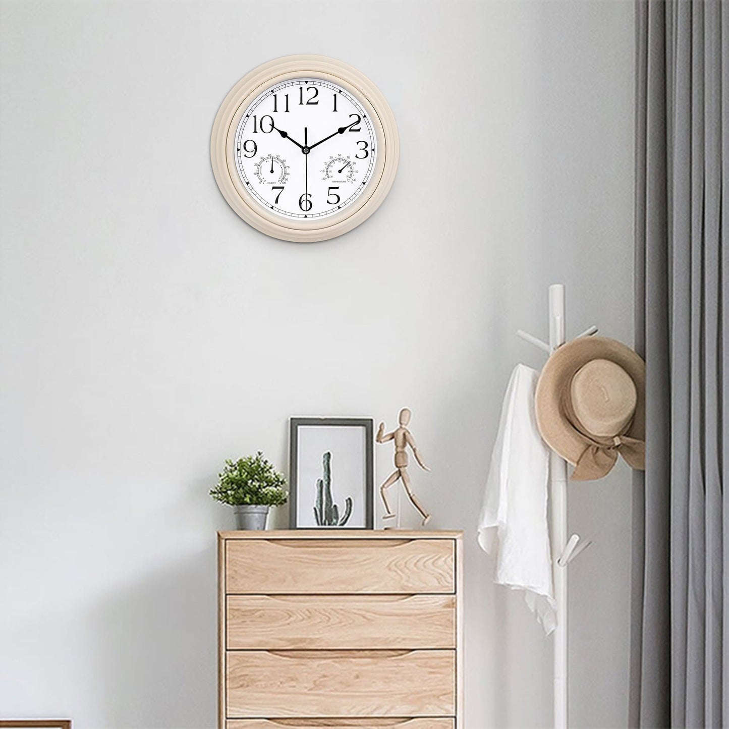 Rynx | Retro Non-Ticking Wall Clock