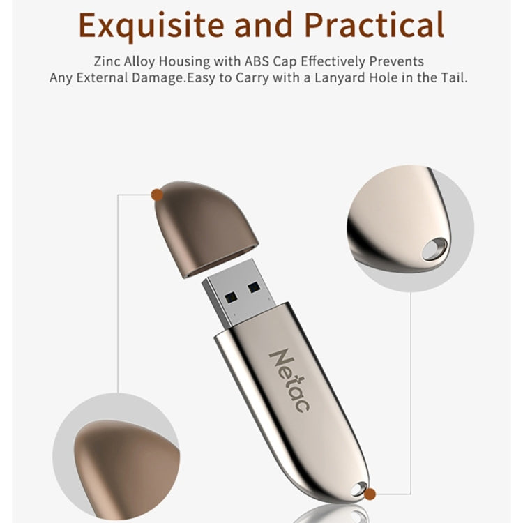 Rynx | Netac U352 128GB USB 3.0 High-Speed Sharp-Knife USB Flash Drive U-Disk