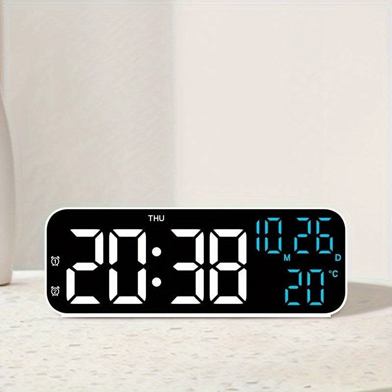 Rynx | DeskTime - Digital USB Desk Clock with Date and Temperature Display