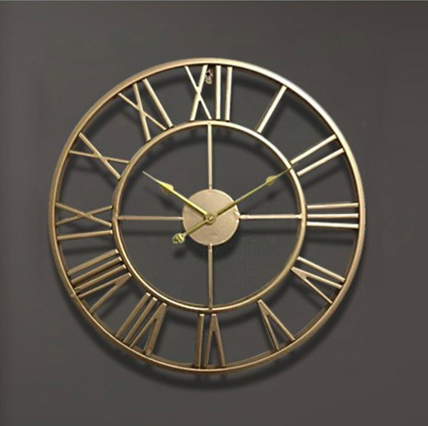 Rynx | Golden or bronze skeleton wall clock