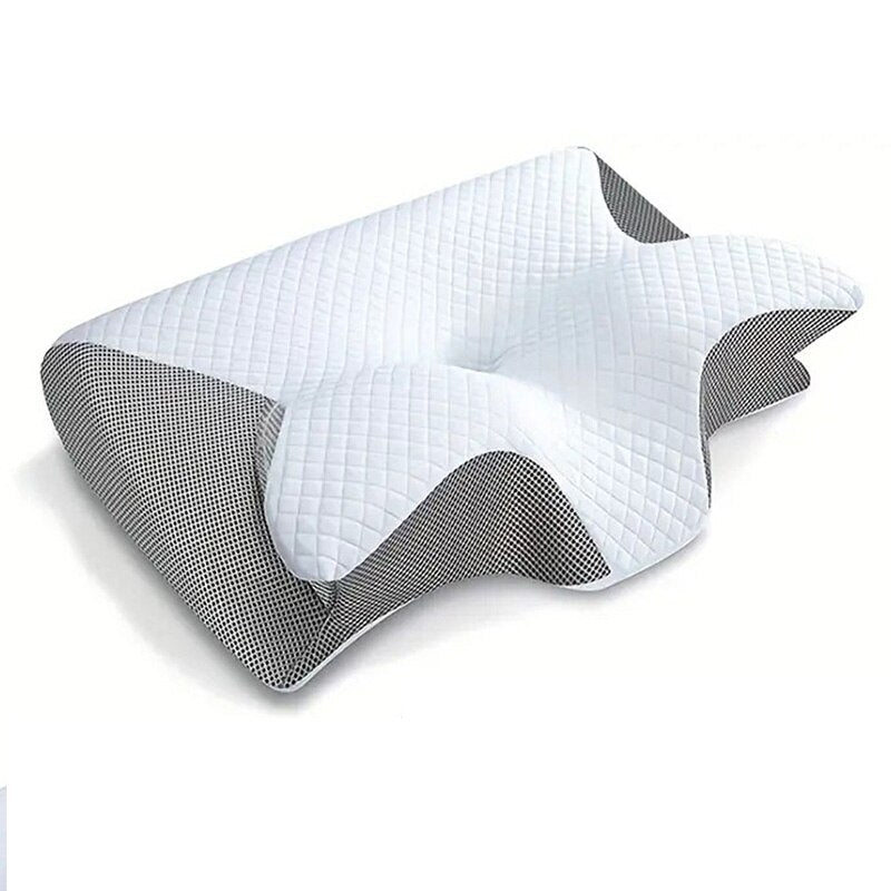 Rynx | SleepEase Butterfly Memory Foam Pillow – Ergonomic Support for Side and Back Sleepers