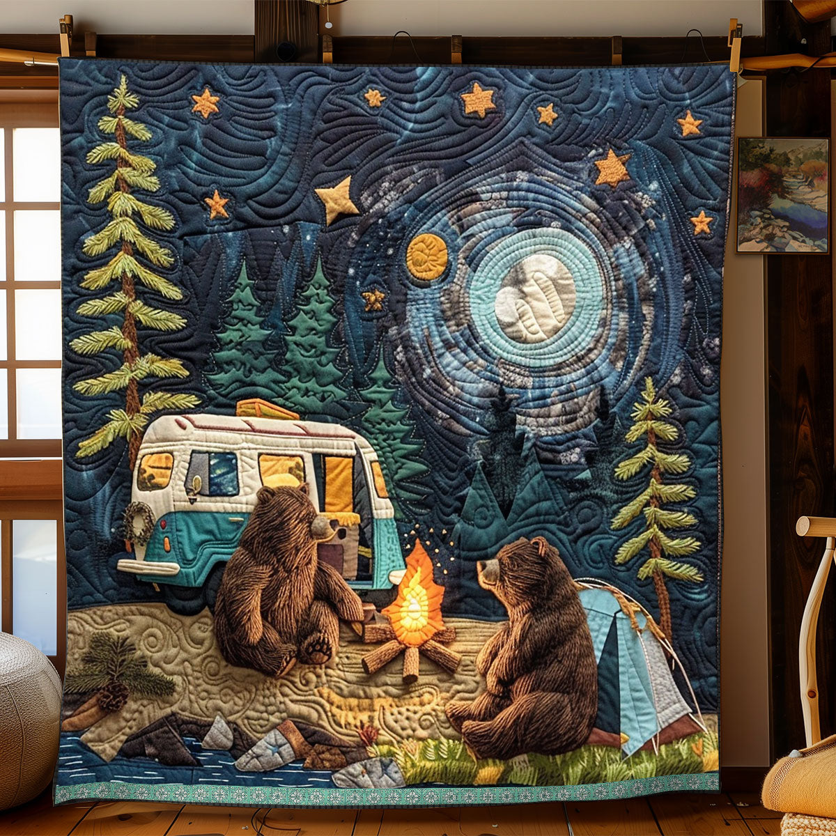 Rynx | Bear Family Camping Blanket