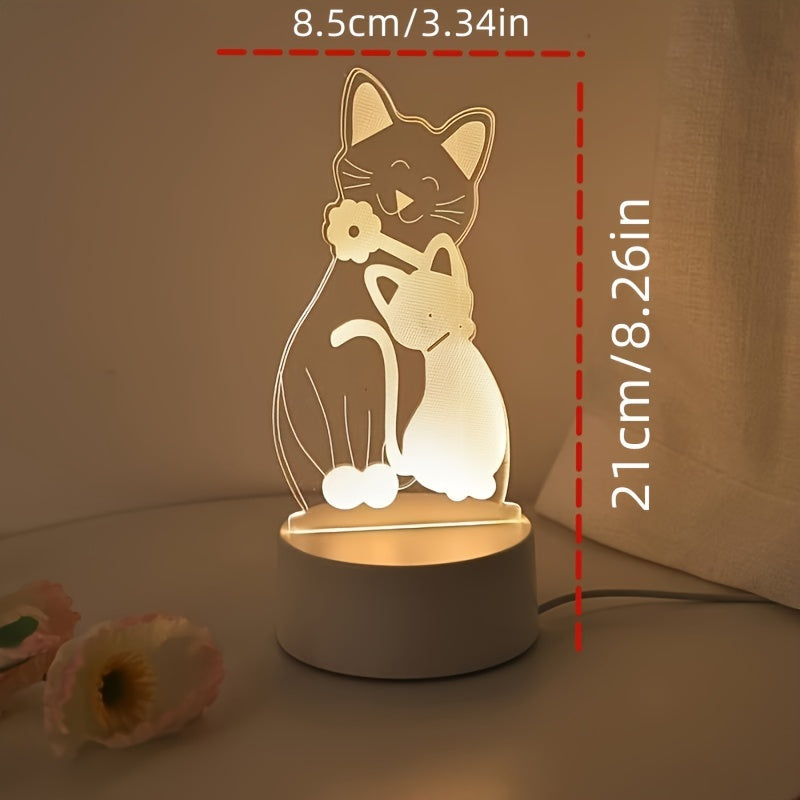 Rynx | GlowPair - Art Deco Dimmable Cat Night Light