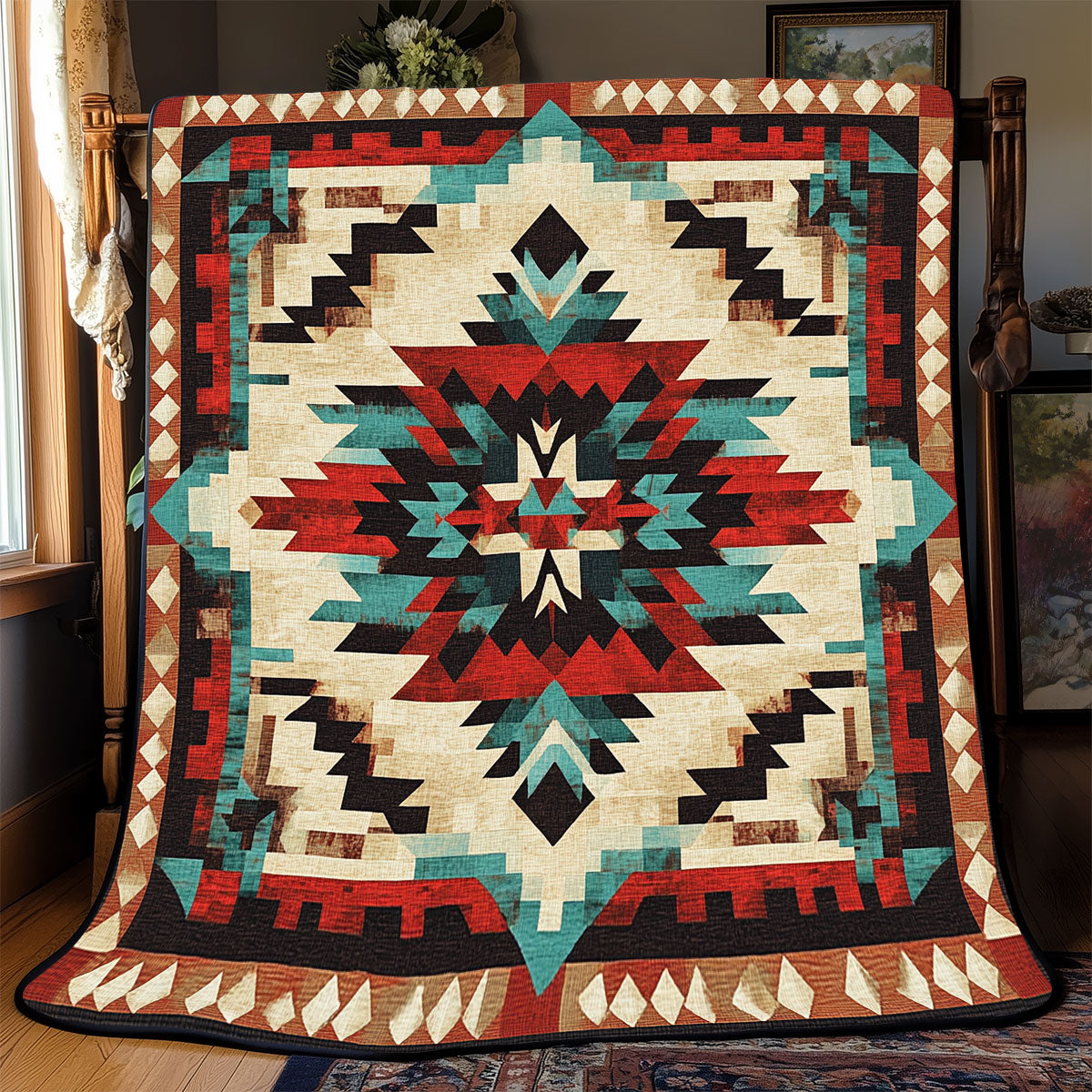 Rynx | Native American pattern quilt