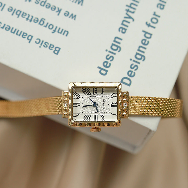 Rynx | Women's rectangular mid-elderly Milano watch