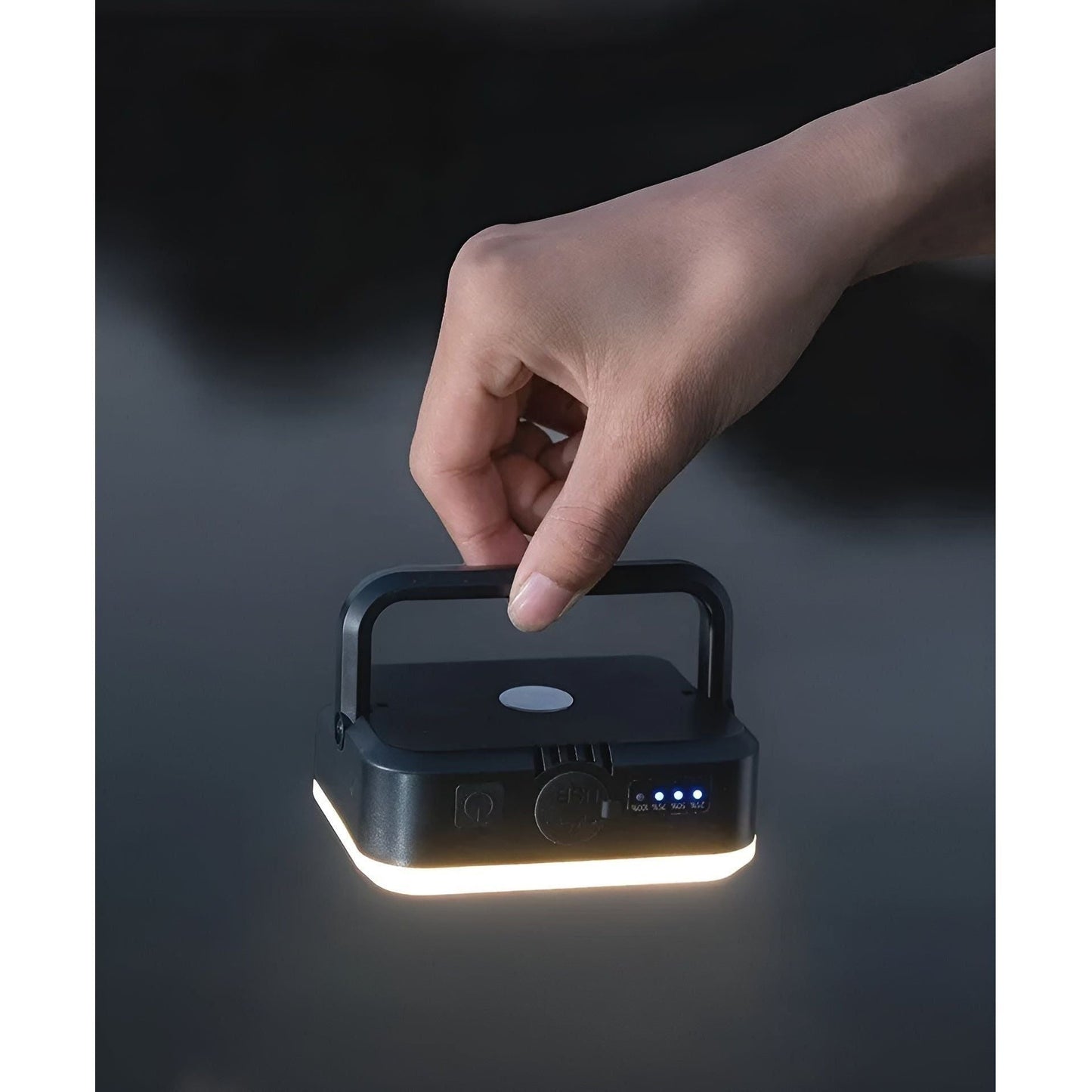 Rynx | MagnaGlow – Magnetic rechargeable LED lamp with round, compact design