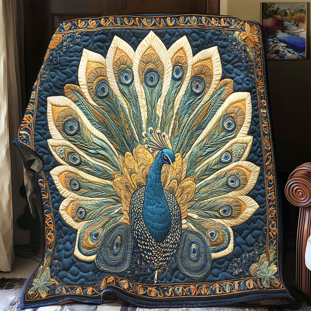 Rynx | Golden Eye of Nature Quilt
