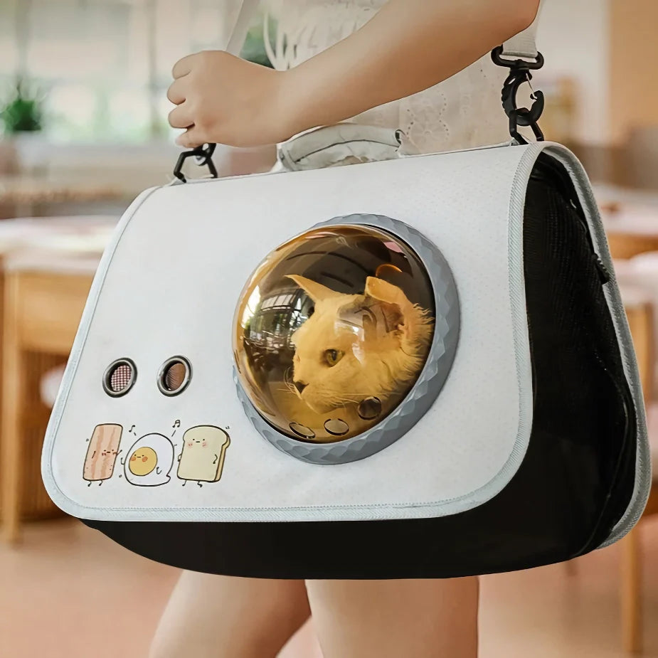 Rynx | Portable Cat Carrier Bag - Breathable Pet Shoulder Bag for Small Dogs & Cats