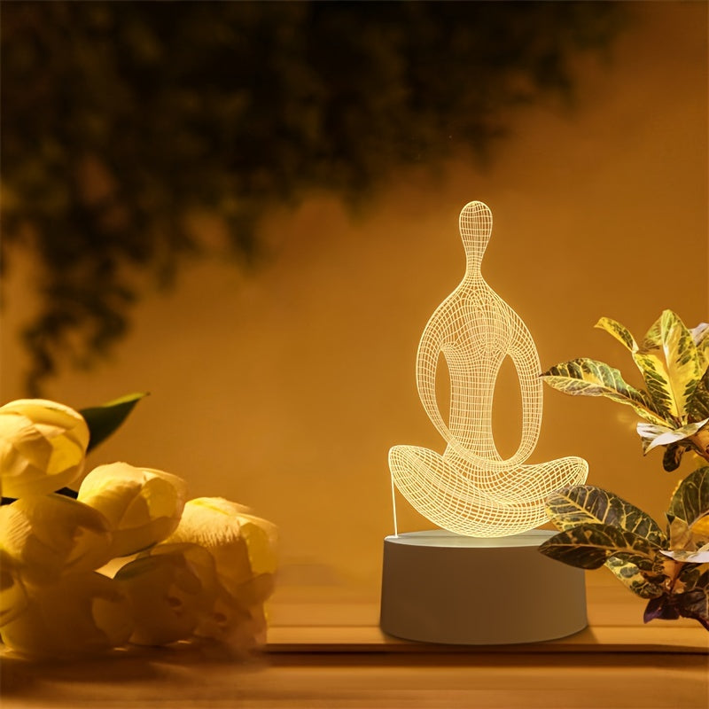 Rynx | ZenLight - 3D Yoga Night Lamp with USB Connection