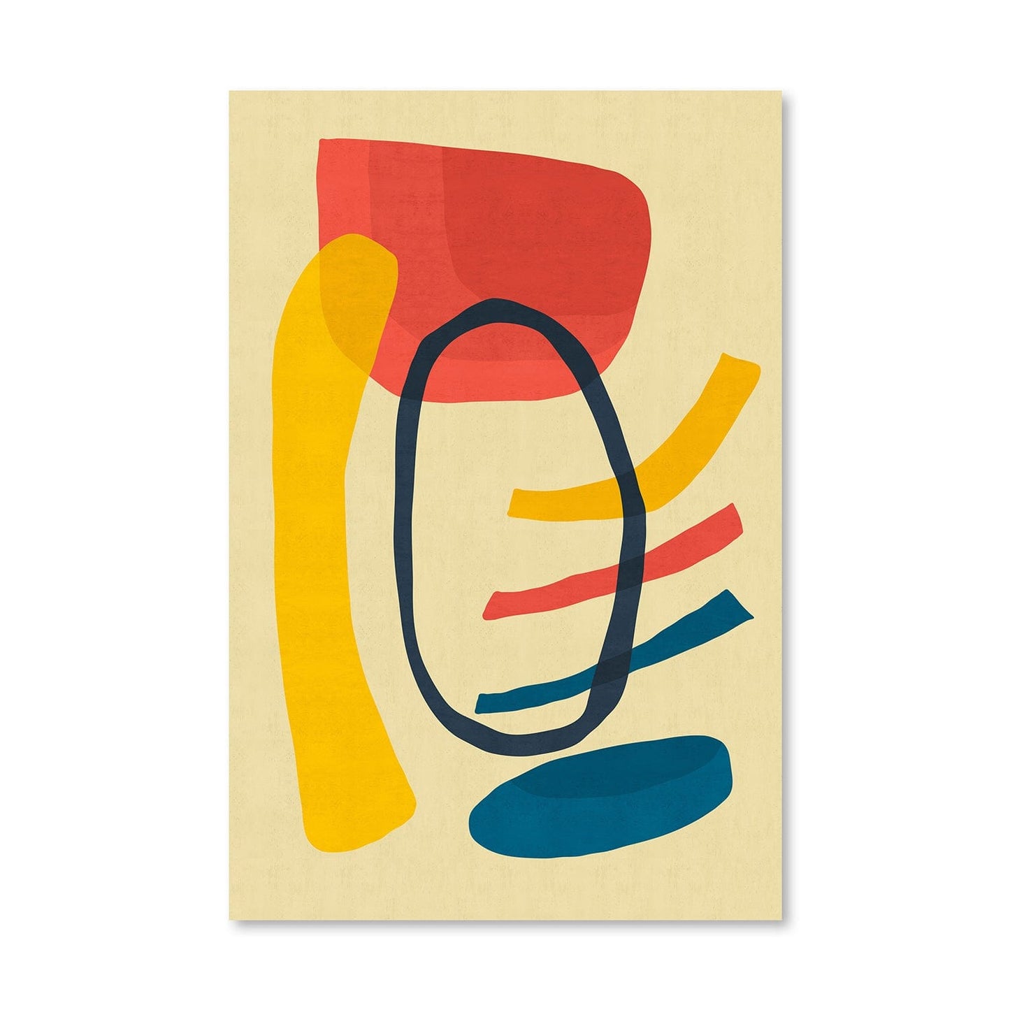 Rynx | Abstract shapes IV Canvas